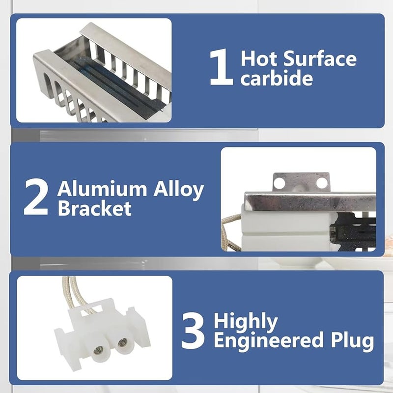 Samsung Gas Range Oven Igniter Replacement for NX58 Series Models DG94 00520A - Image 4